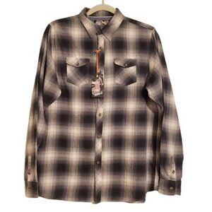 First Wave youth button down long sleeve shirt size 18/20 NWT